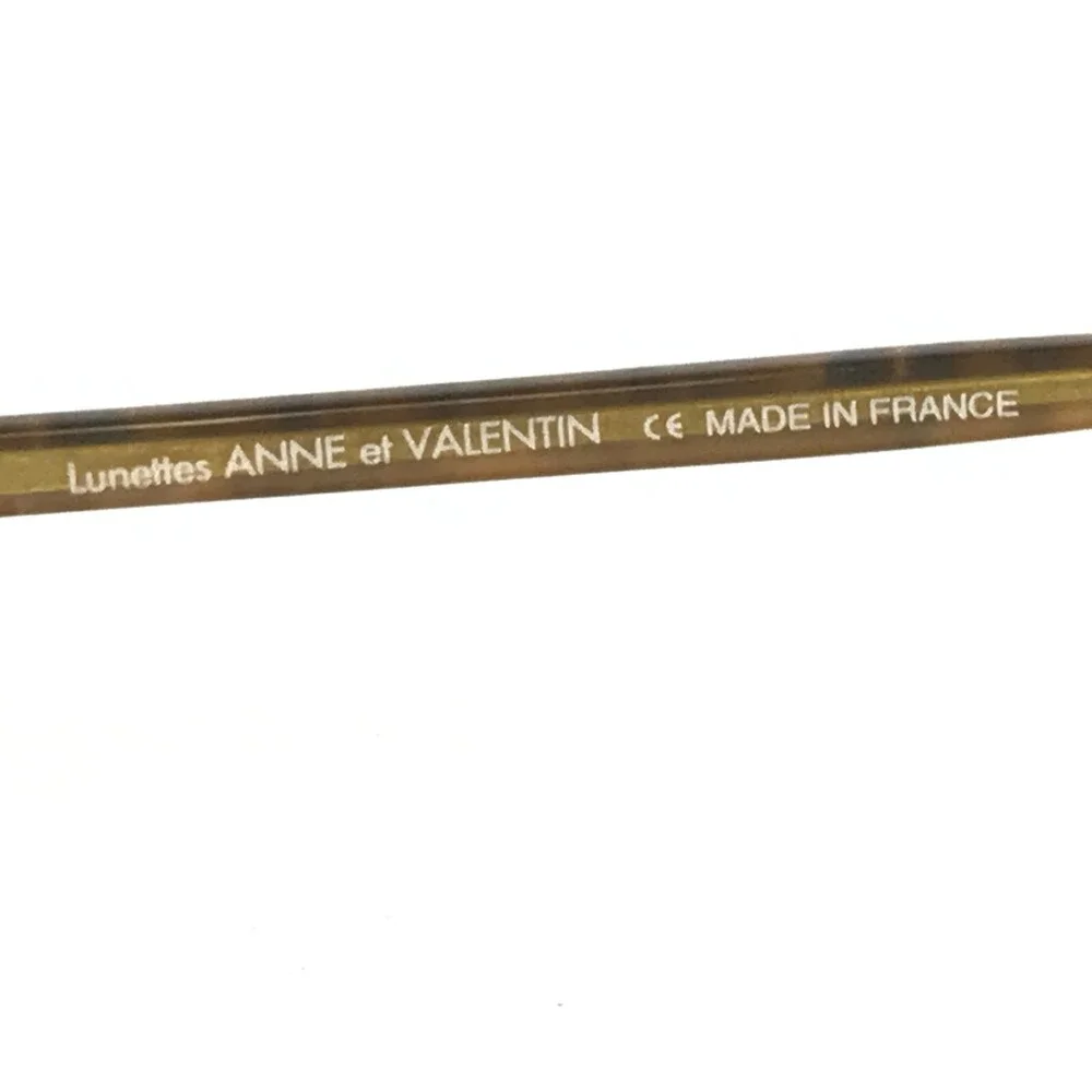 Anne et Valentin Eyeglasses Frames DADA 0121 Shiny Blue Marble Gold 48-18-140